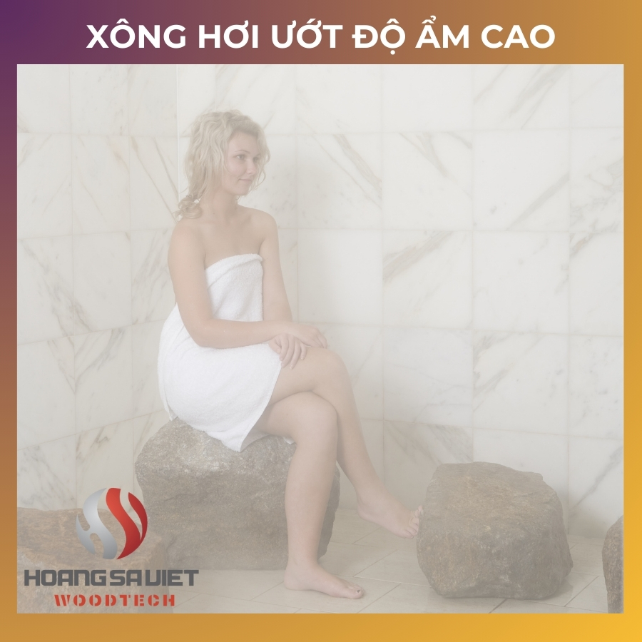 Phòng xông hơi ướt với độ ẩm cao