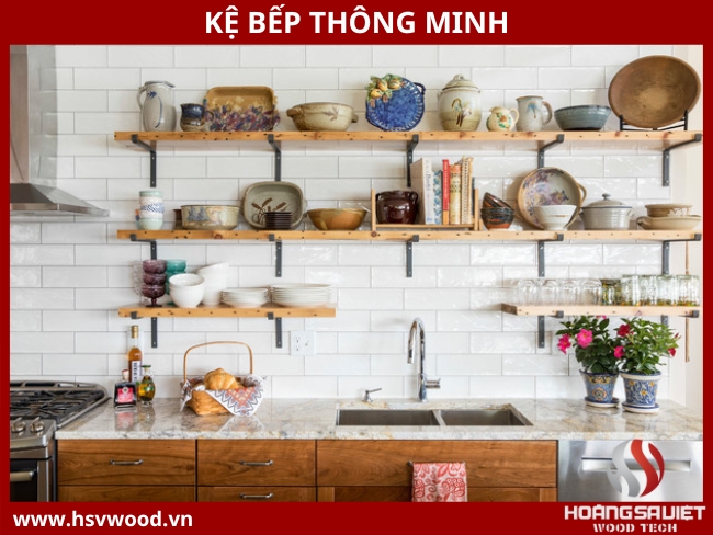 Mẫu kệ bếp thông minh phổ biến hiện nay