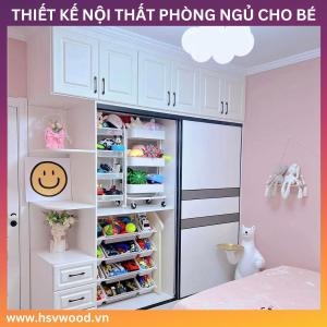 Phòng Ngủ Cho Trẻ Em 7M2 Phòng Ngủ Cho Trẻ Em 7M2