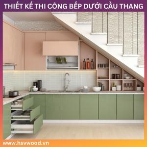 BẾP DƯỚI CẦU THANG