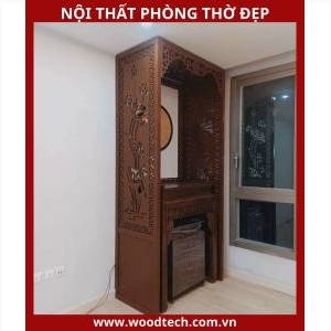 Mẫu nội thất phòng thờ đẹp