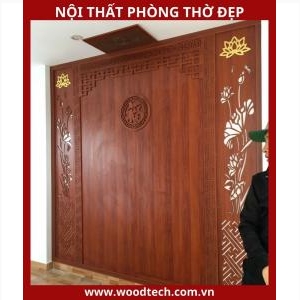 Mẫu nội thất phòng thờ đẹp