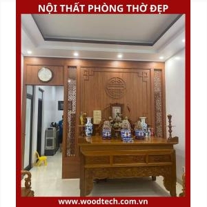Mẫu nội thất phòng thờ đẹp