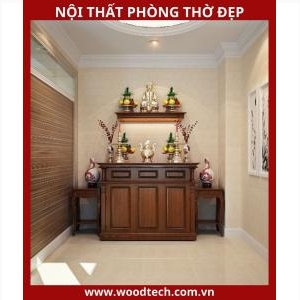 Mẫu nội thất phòng thờ đẹp