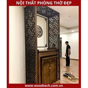 Mẫu nội thất phòng thờ đẹp