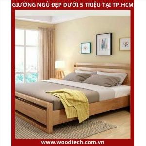 Các mẫu giường ngủ đẹp giá rẻ dưới 5 triệu phổ biến